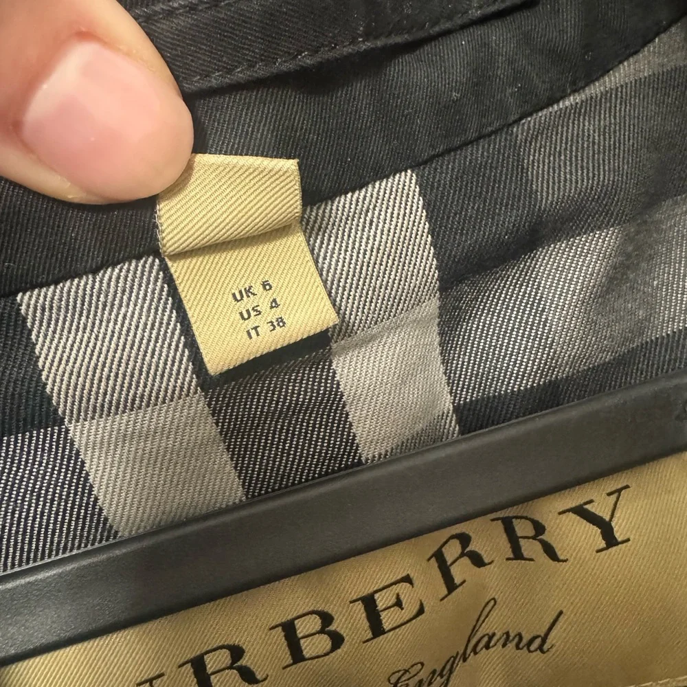 Burberry Limited Edition Gold Accents Black Trench Coat - Picture 8 of 12